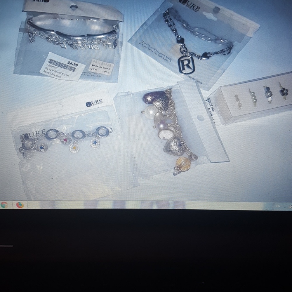 Lot of vintage lure bracelets and other designers